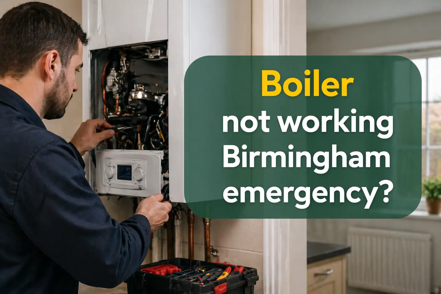 Boiler not working Birmingham emergency?
