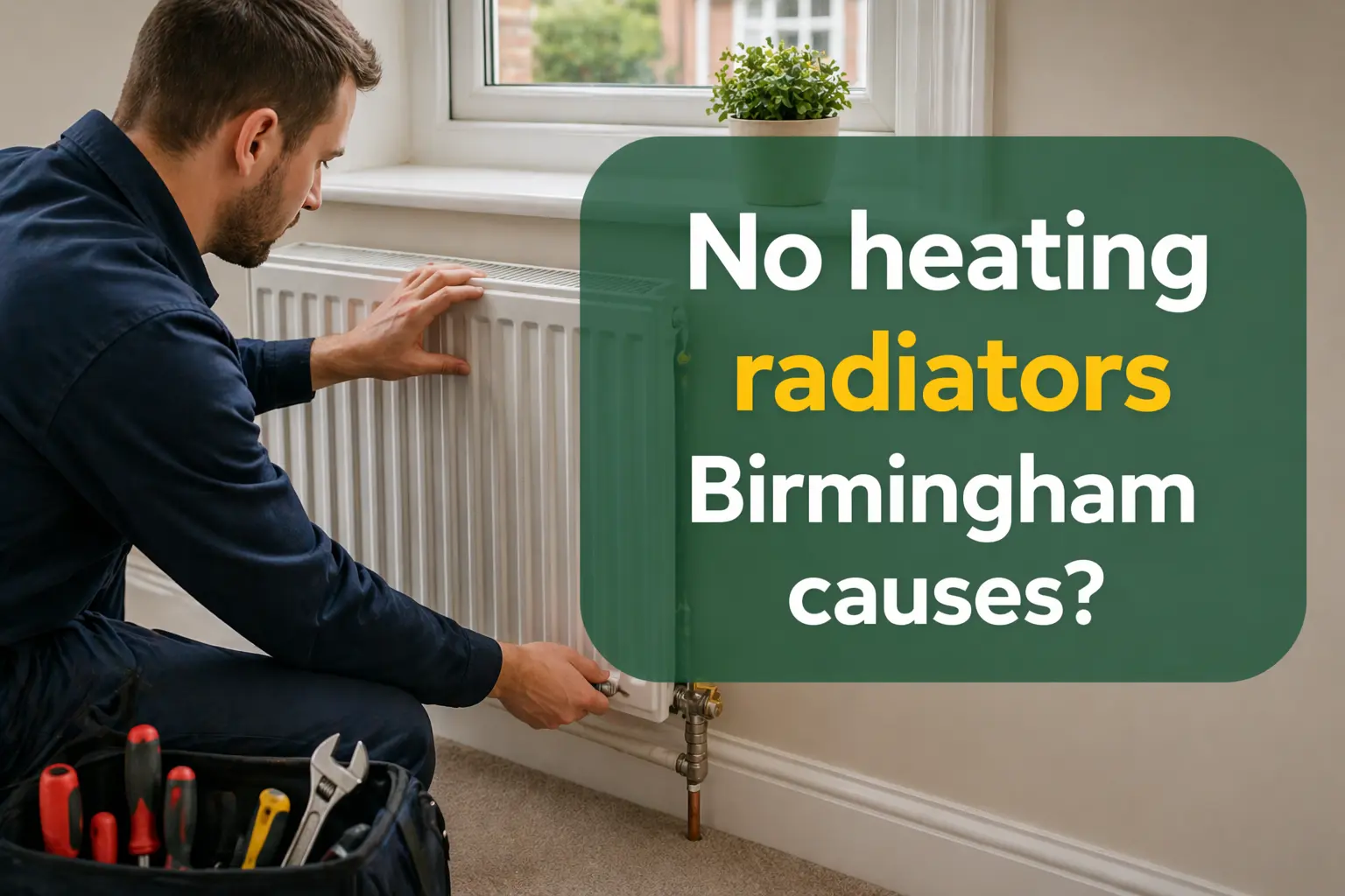 No heating radiators Birmingham causes?